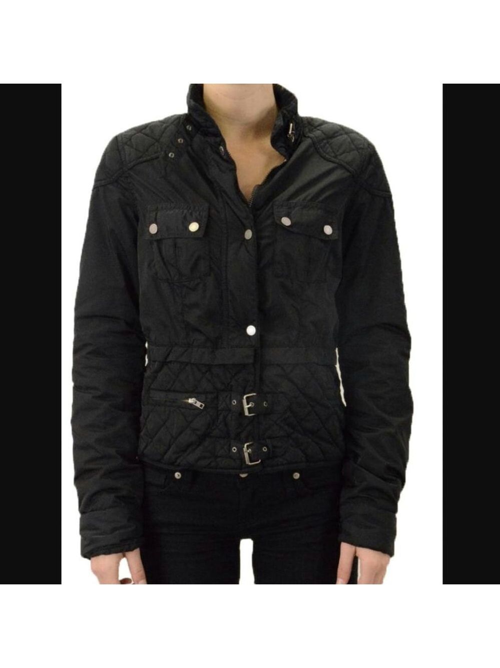 TWILLTWENTYTWO Quilted Nylon Puffer Coat/Jacket